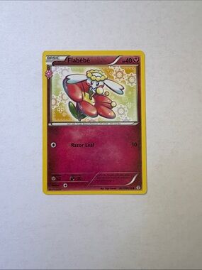 Pokemon Flabébé Trading Card Pink Artwork